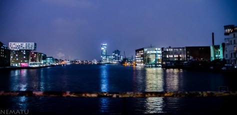 Vista desde el puente de Oberbaum. 